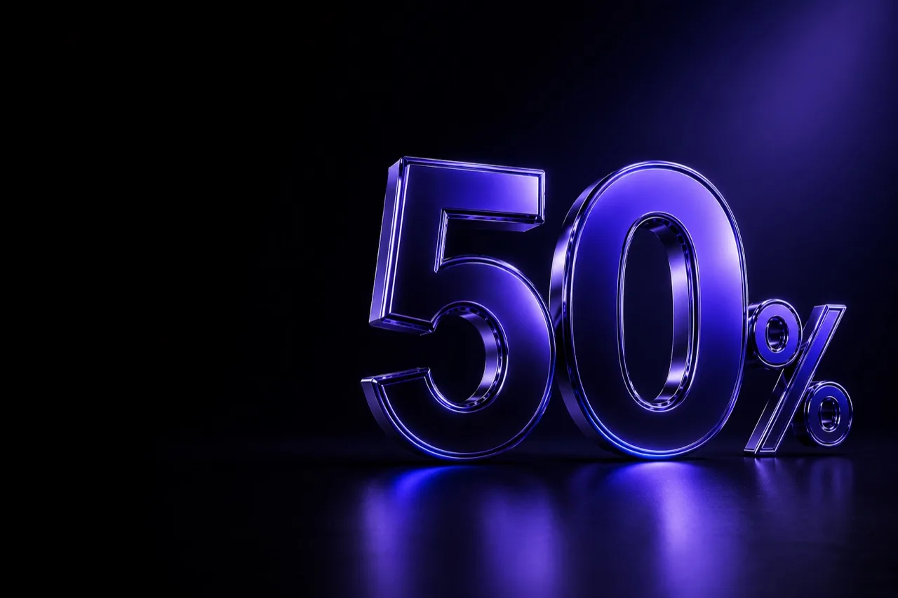 50% off limited-time offer